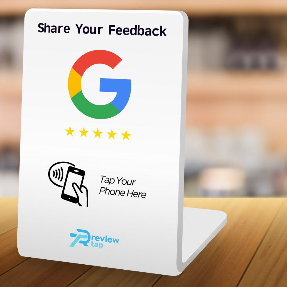 Reviewtap | Custom NFC Google Review Display Stand